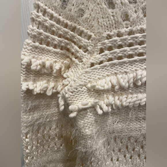 NWOT Banana Republic mixed material sweater - Picture 4 of 7